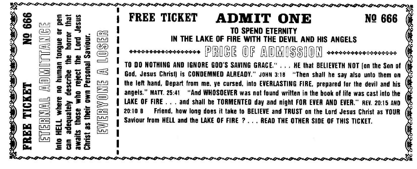 Ticket To Hell